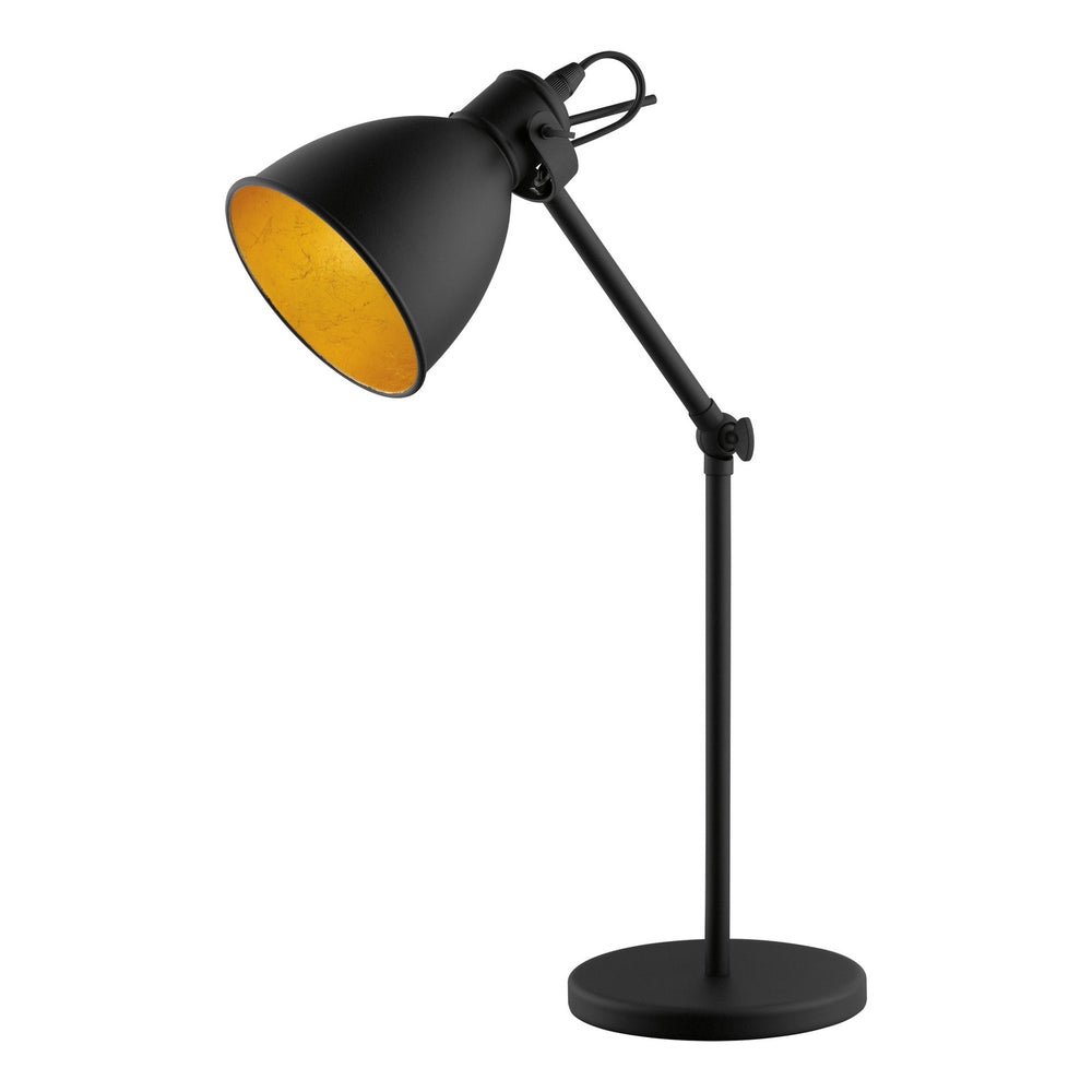 Eglo Canada - One Light Table Lamp - Priddy 2 - Black / Gold- Union Lighting Luminaires Decor