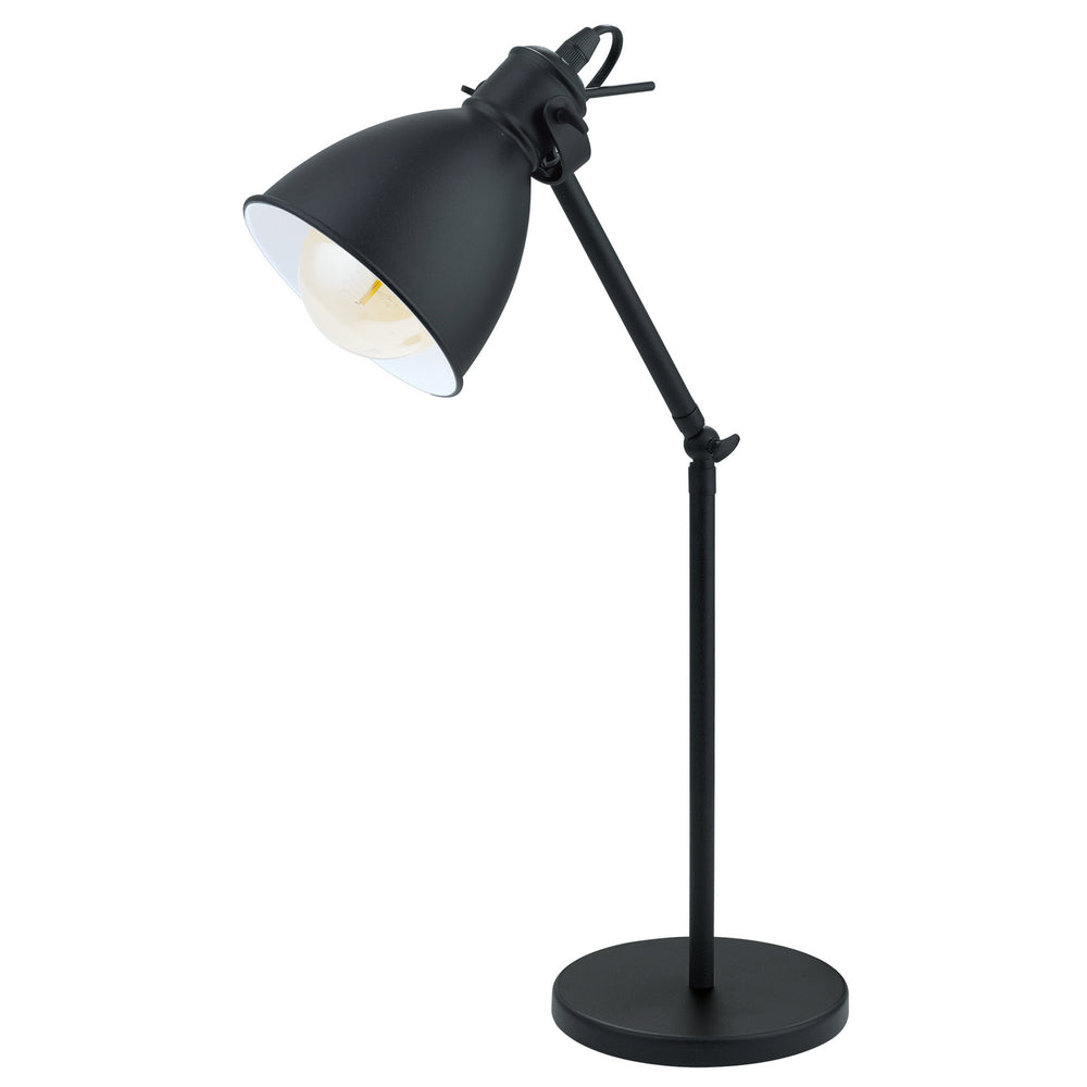 Eglo Canada - One Light Table Lamp - Priddy - Black / White- Union Lighting Luminaires Decor
