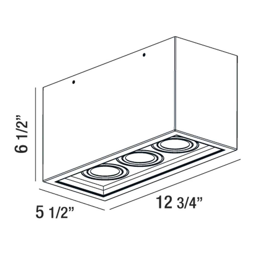 Eurofase Canada - SANTO,3LT LED FLUSHMNT,33W,WHT - SANTO - White- Union Lighting Luminaires Decor