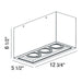 Eurofase Canada - SANTO,3LT LED FLUSHMNT,33W,WHT - SANTO - White- Union Lighting Luminaires Decor
