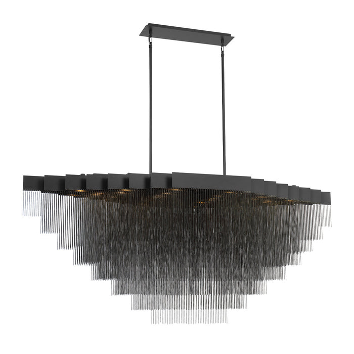 Eurofase Canada - BLOOMFIELD-CHD-28LT-73IN-BK - BLOOMFIELD - Black- Union Lighting Luminaires Decor
