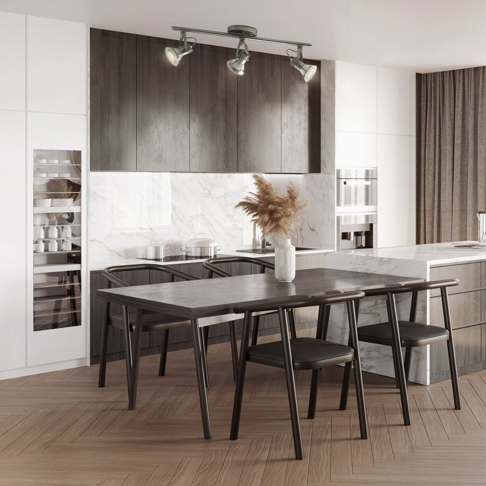 Eurofase Canada - Three Light Track Fixture - Vortex - Satin Nickel- Union Lighting Luminaires Decor