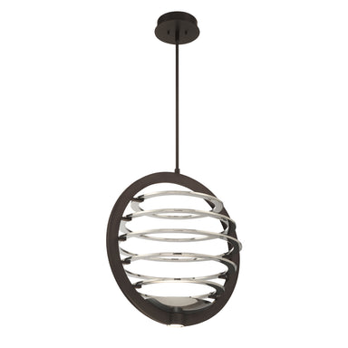 Eurofase Canada - LED Chandelier - Ombra - Dark Bronze/Polished Nickel- Union Lighting Luminaires Decor