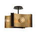 Eurofase Canada - Four Light Semi Flush Mount - Metallo - Bronze- Union Lighting Luminaires Decor