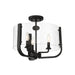 Eurofase Canada - CAMPISI-FM-3LT-16IN-BK-CL - CAMPISI - Black- Union Lighting Luminaires Decor