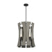 Eurofase Canada - LED Pendant - Pennino - Matte Black W/ Grey Wood- Union Lighting Luminaires Decor