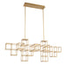 Eurofase Canada - FERRO-CHD-13LT-55IN-GD - FERRO - Gold- Union Lighting Luminaires Decor