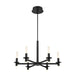 Eurofase Canada - LED Chandelier - Torna - Matte Black- Union Lighting Luminaires Decor