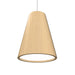 Accord Lighting - One Light Pendant - Conical - Maple- Union Lighting Luminaires Decor