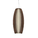 Accord Lighting - One Light Pendant - Stecche di Legno - American Walnut- Union Lighting Luminaires Decor