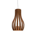 Accord Lighting - One Light Pendant - Barrel - Imbuia- Union Lighting Luminaires Decor