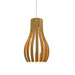 Accord Lighting - One Light Pendant - Barrel - Louro Freijo- Union Lighting Luminaires Decor