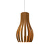 Accord Lighting - One Light Pendant - Barrel - Teak- Union Lighting Luminaires Decor