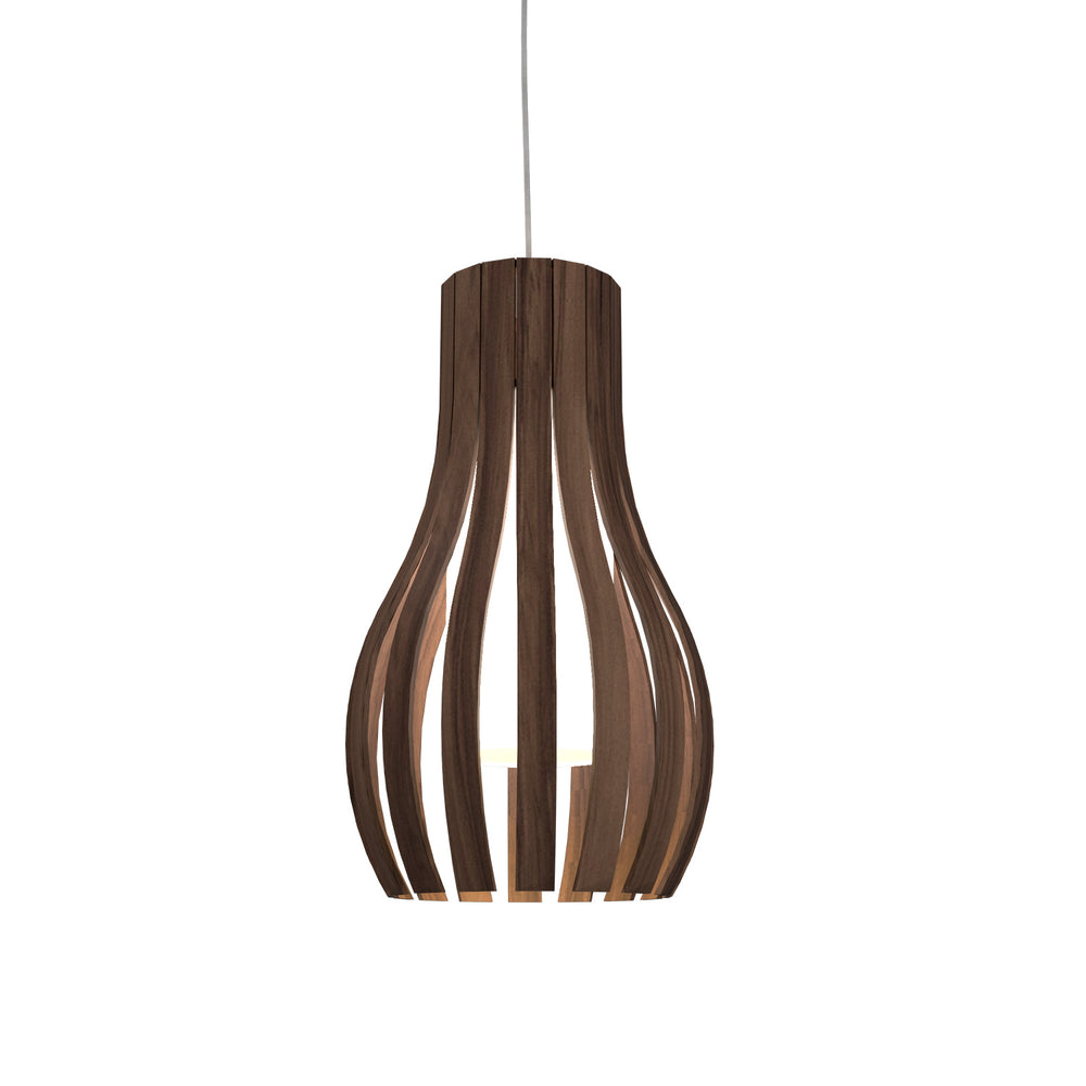 Accord Lighting - One Light Pendant - Barrel - American Walnut- Union Lighting Luminaires Decor