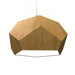 Accord Lighting - Two Light Pendant - Facet - Louro Freijo- Union Lighting Luminaires Decor