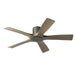 Modern Forms Fans Canada - 54" Ceiling Fan - Aviator 5 - Graphite/Weathered Gray- Union Lighting Luminaires Decor