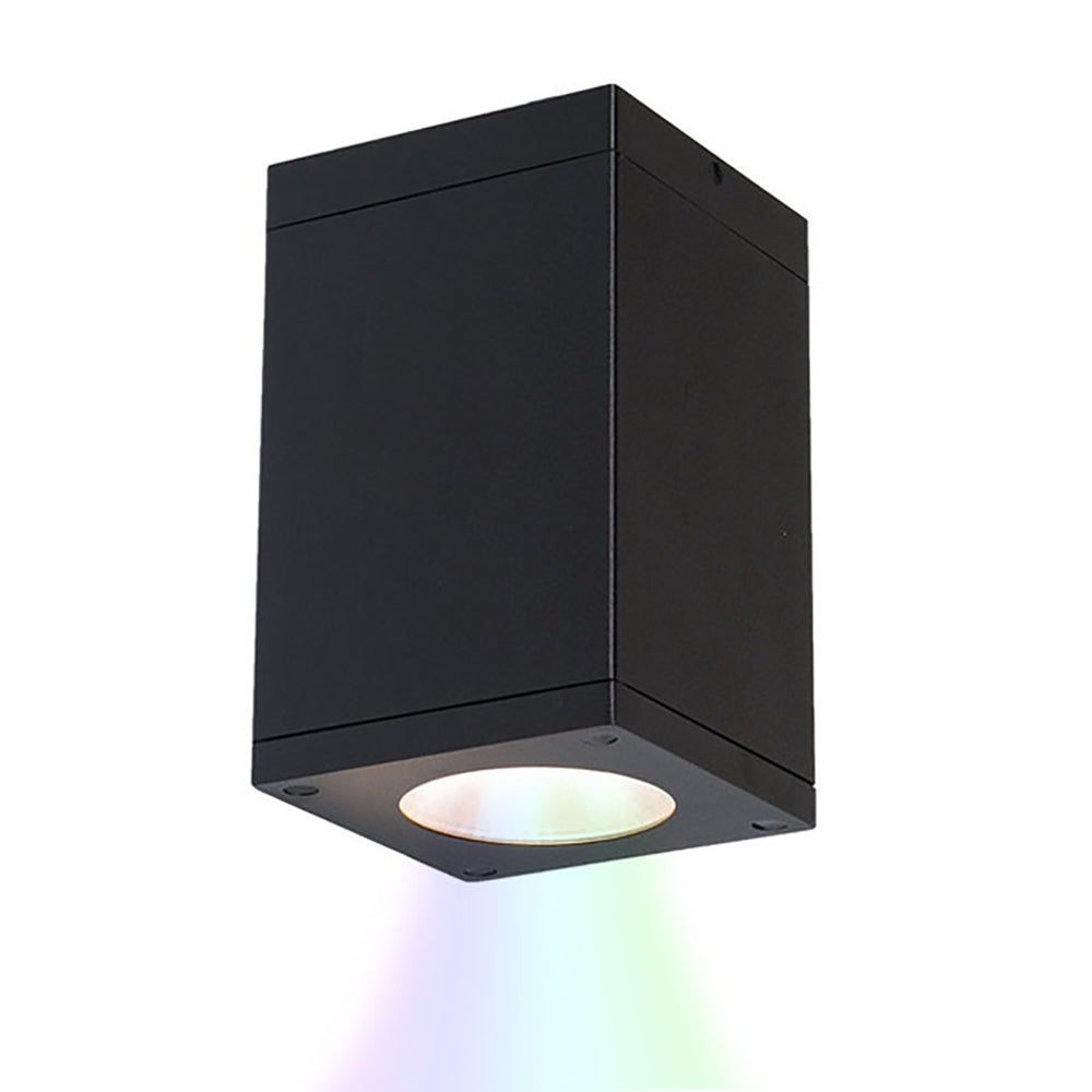 W.A.C. Canada - LED Flush Mount - Cube Arch - Black- Union Lighting Luminaires Decor
