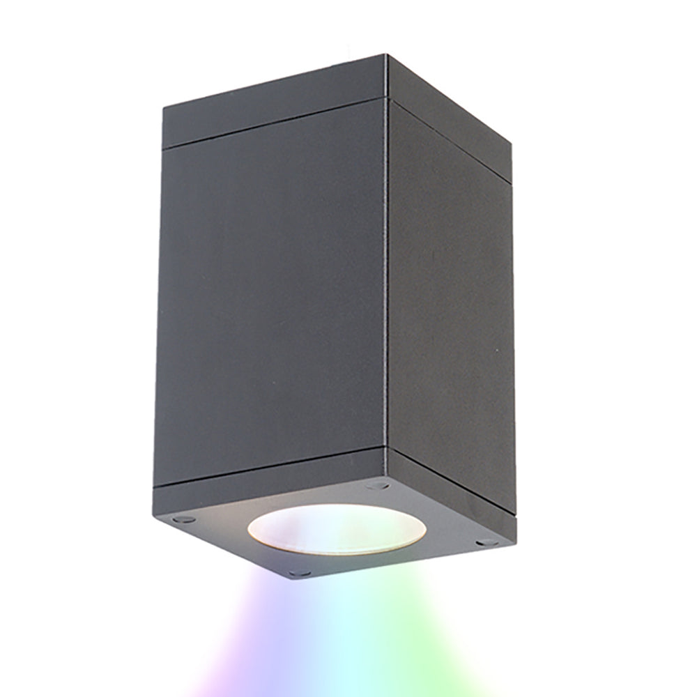 W.A.C. Canada - LED Flush Mount - Cube Arch - Graphite- Union Lighting Luminaires Decor