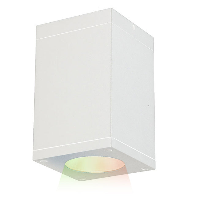 W.A.C. Canada - LED Flush Mount - Cube Arch - White- Union Lighting Luminaires Decor