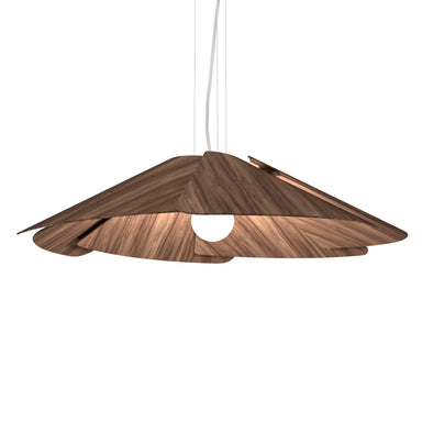 Accord Lighting - One Light Pendant - Fuchsia - American Walnut- Union Lighting Luminaires Decor