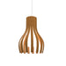 Accord Lighting - One Light Pendant - Barrel - Teak- Union Lighting Luminaires Decor