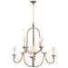 Visual Comfort Signature Canada - Eight Light Chandelier - Flemish - Gilded Iron- Union Lighting Luminaires Decor