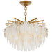 Visual Comfort Signature Canada - LED Semi-Flush Mount - Cora - Antique-Burnished Brass- Union Lighting Luminaires Decor