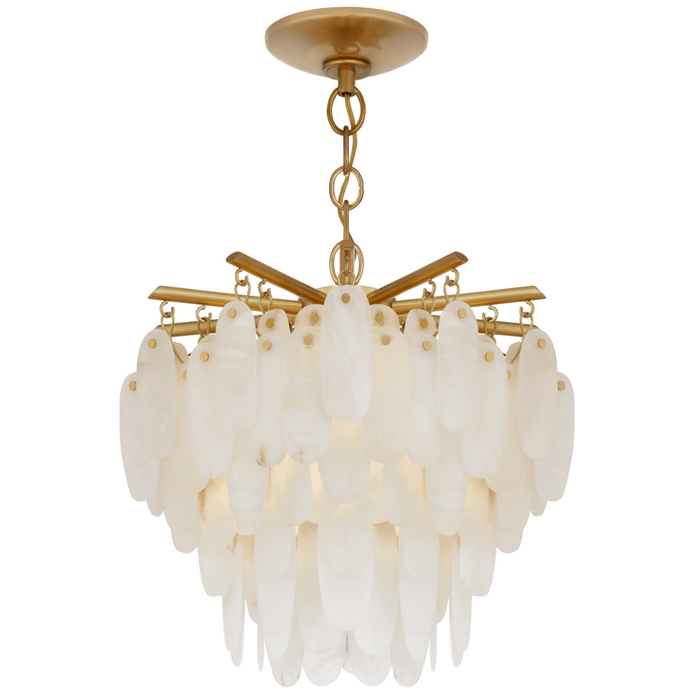 Visual Comfort Signature Canada - LED Semi-Flush Mount - Cora - Antique-Burnished Brass- Union Lighting Luminaires Decor