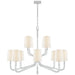 Visual Comfort Signature Canada - 12 Light Chandelier - Reagan - Polished Nickel and Crystal- Union Lighting Luminaires Decor