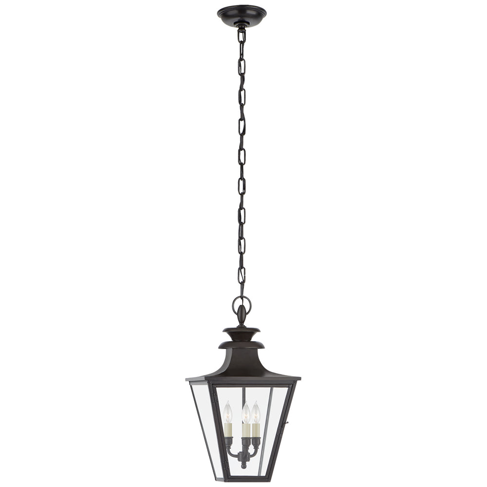 Visual Comfort Signature Canada - Three Light Hanging Lantern - Albermarle - Blackened Copper- Union Lighting Luminaires Decor