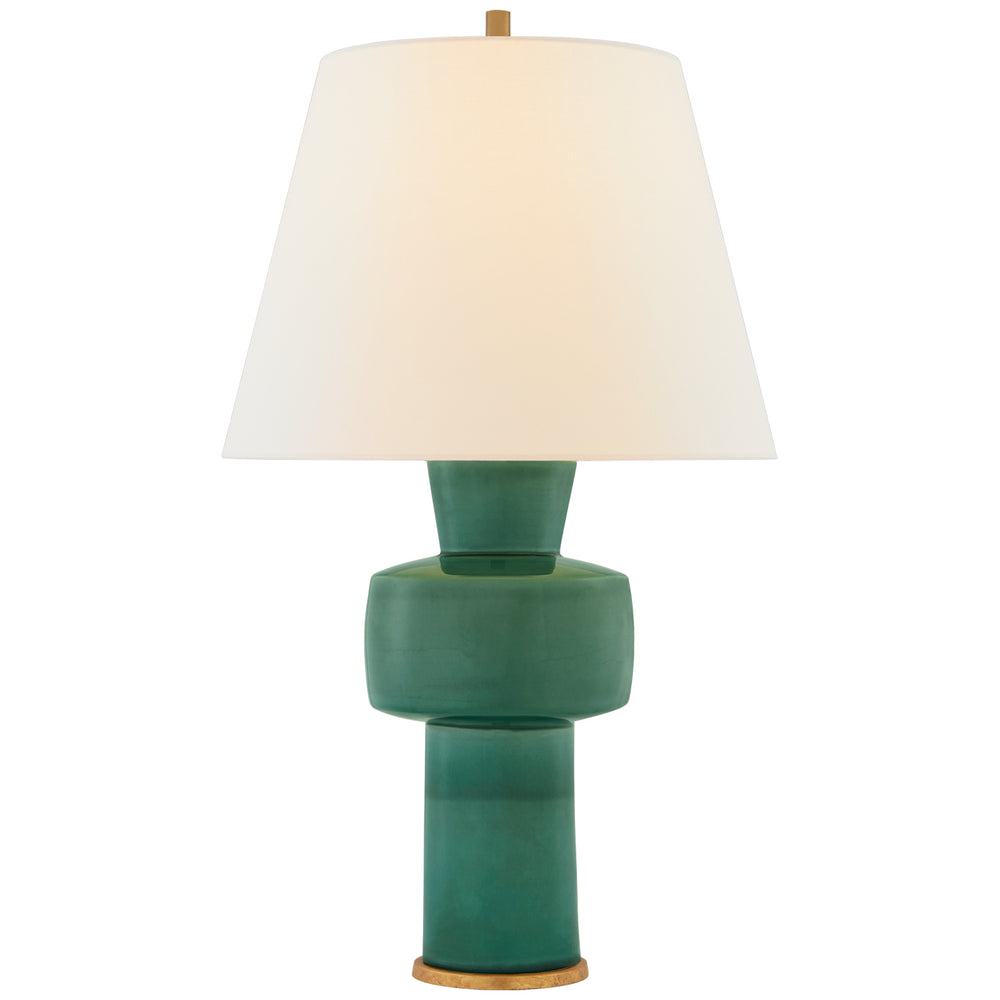 Visual Comfort Signature Canada - One Light Table Lamp - Eerdmans - Celtic Green Crackle- Union Lighting Luminaires Decor