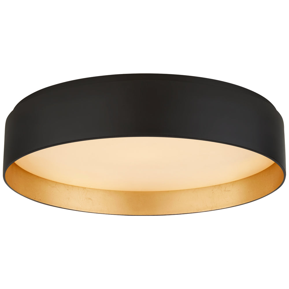 Visual Comfort Signature Canada - LED Flush Mount - Shaw - Matte Black- Union Lighting Luminaires Decor
