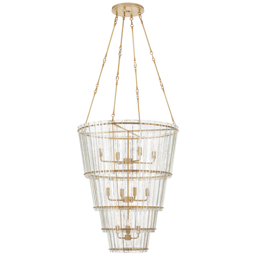 Visual Comfort Signature Canada - 12 Light Chandelier - Cadence - Hand-Rubbed Antique Brass- Union Lighting Luminaires Decor