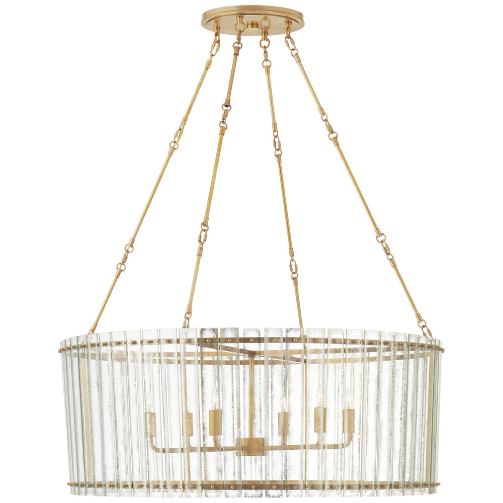 Visual Comfort Signature Canada - Six Light Chandelier - Cadence - Hand-Rubbed Antique Brass- Union Lighting Luminaires Decor