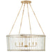 Visual Comfort Signature Canada - Six Light Chandelier - Cadence - Hand-Rubbed Antique Brass- Union Lighting Luminaires Decor