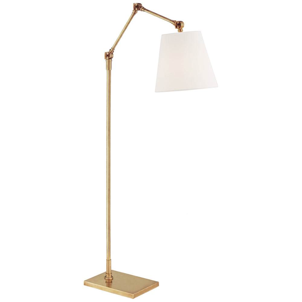 Visual Comfort Signature Canada - One Light Floor Lamp - Graves - Hand-Rubbed Antique Brass- Union Lighting Luminaires Decor