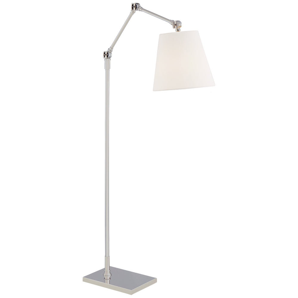 Visual Comfort Signature Canada - One Light Floor Lamp - Graves - Polished Nickel- Union Lighting Luminaires Decor