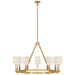 Visual Comfort Signature Canada - 12 Light Chandelier - Alpha - Hand-Rubbed Antique Brass- Union Lighting Luminaires Decor