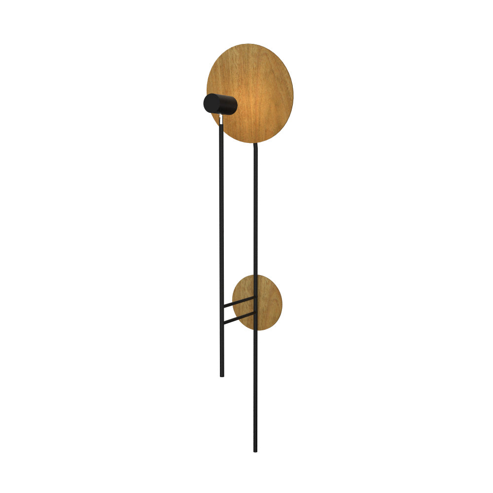 Accord Lighting - One Light Wall Lamp - Dot - Louro Freijo- Union Lighting Luminaires Decor