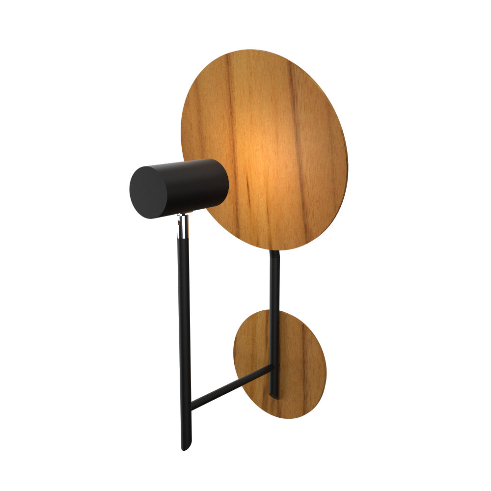 Accord Lighting - One Light Wall Lamp - Dot - Teak- Union Lighting Luminaires Decor