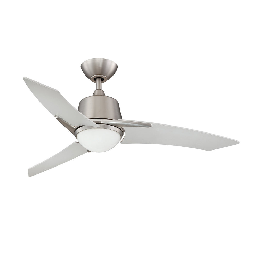 Kendal Canada - 44"Ceiling Fan - Scimitar Led - Satin Nickel- Union Lighting Luminaires Decor