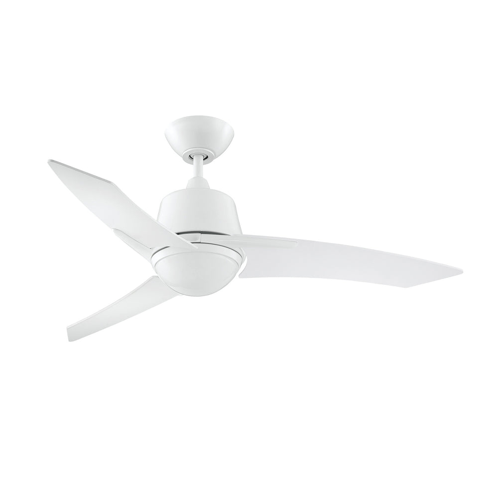 Kendal Canada - 44"Ceiling Fan - Scimitar Led - White- Union Lighting Luminaires Decor