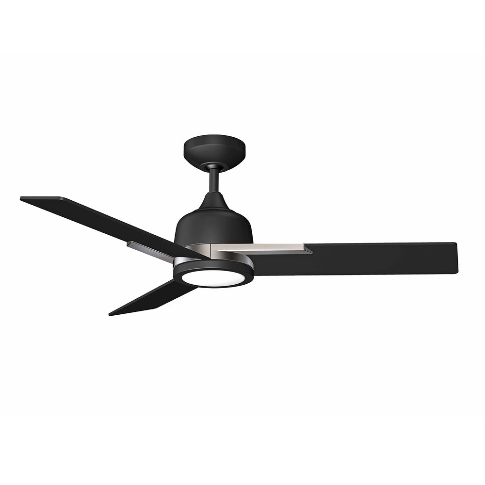 Kendal Canada - 44"Ceiling Fan - Triton-44 - Black & Satin Nickel- Union Lighting Luminaires Decor