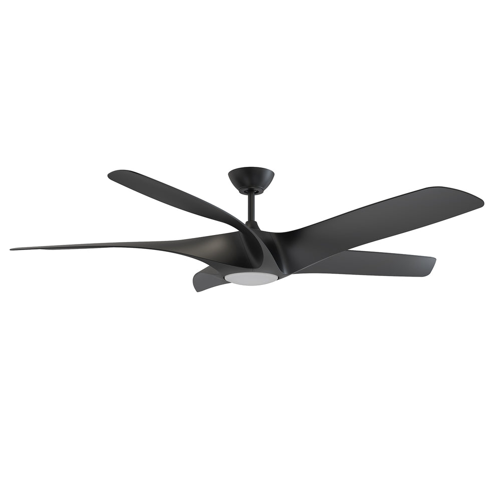 "Kendal Canada - 60"Ceiling Fan - Titus - Black- Union Lighting Luminaires Decor"