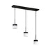 Kendal Canada - Three Light Bar - Nuon - Black- Union Lighting Luminaires Decor
