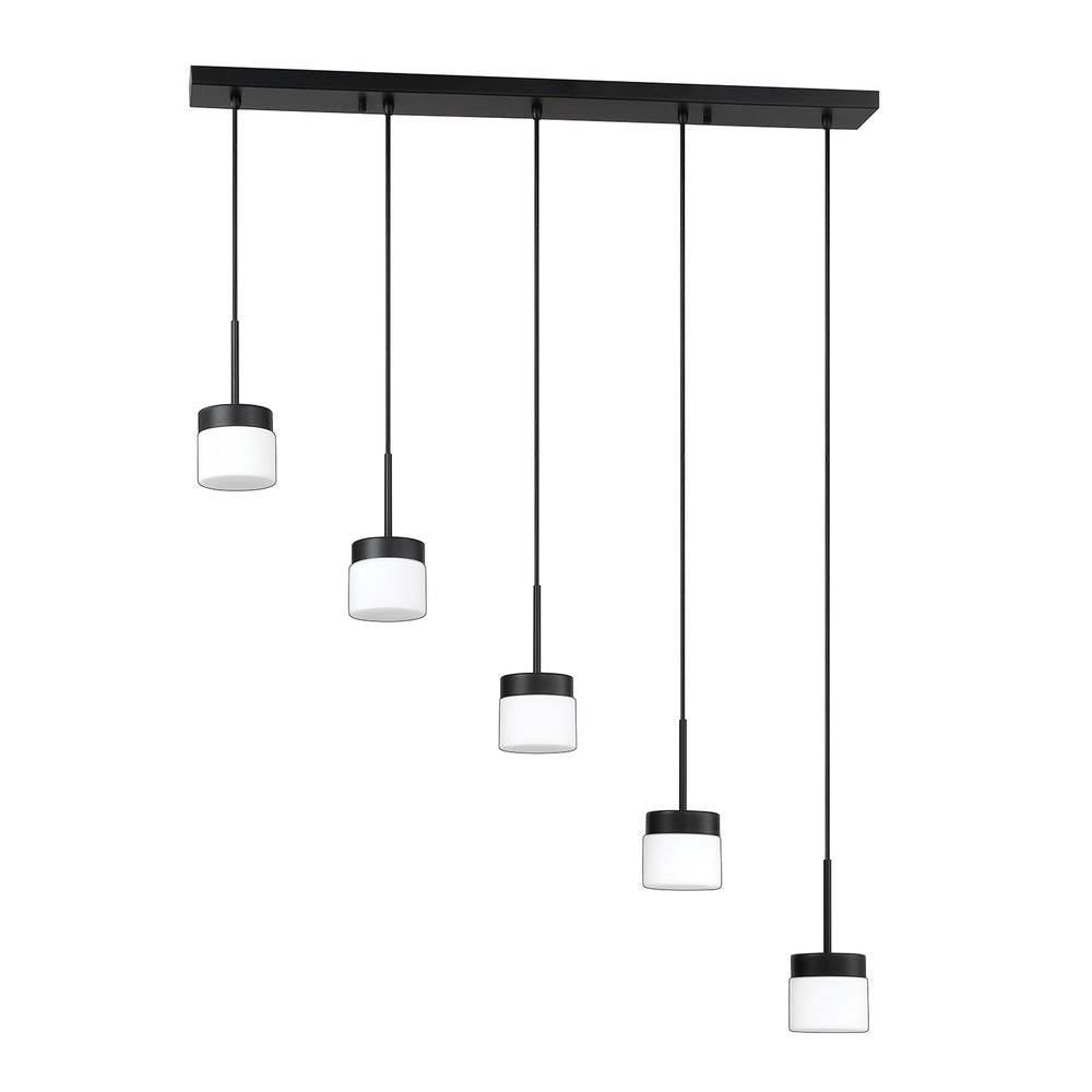 Kendal Canada - Five Light Bar - Nuon - Black- Union Lighting Luminaires Decor