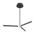 Kendal Canada - LED Pendant - Stykx - Black & Chrome- Union Lighting Luminaires Decor