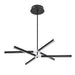 Kendal Canada - LED Pendant - Stykx - Black & Chrome- Union Lighting Luminaires Decor