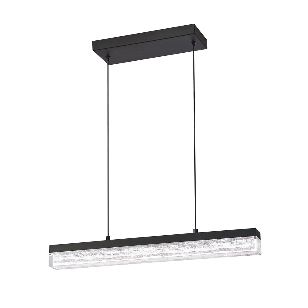 Kendal Canada - LED Pendant - Black Ice - Black- Union Lighting Luminaires Decor