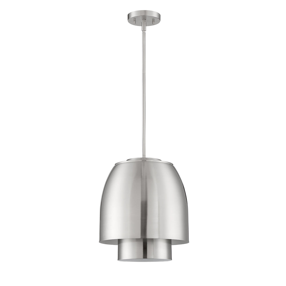 Kendal Canada - One Light Pendant - Sprizzo - Satin Nickel- Union Lighting Luminaires Decor